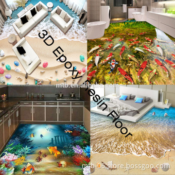 3D Epoxy Resin Home Flooring